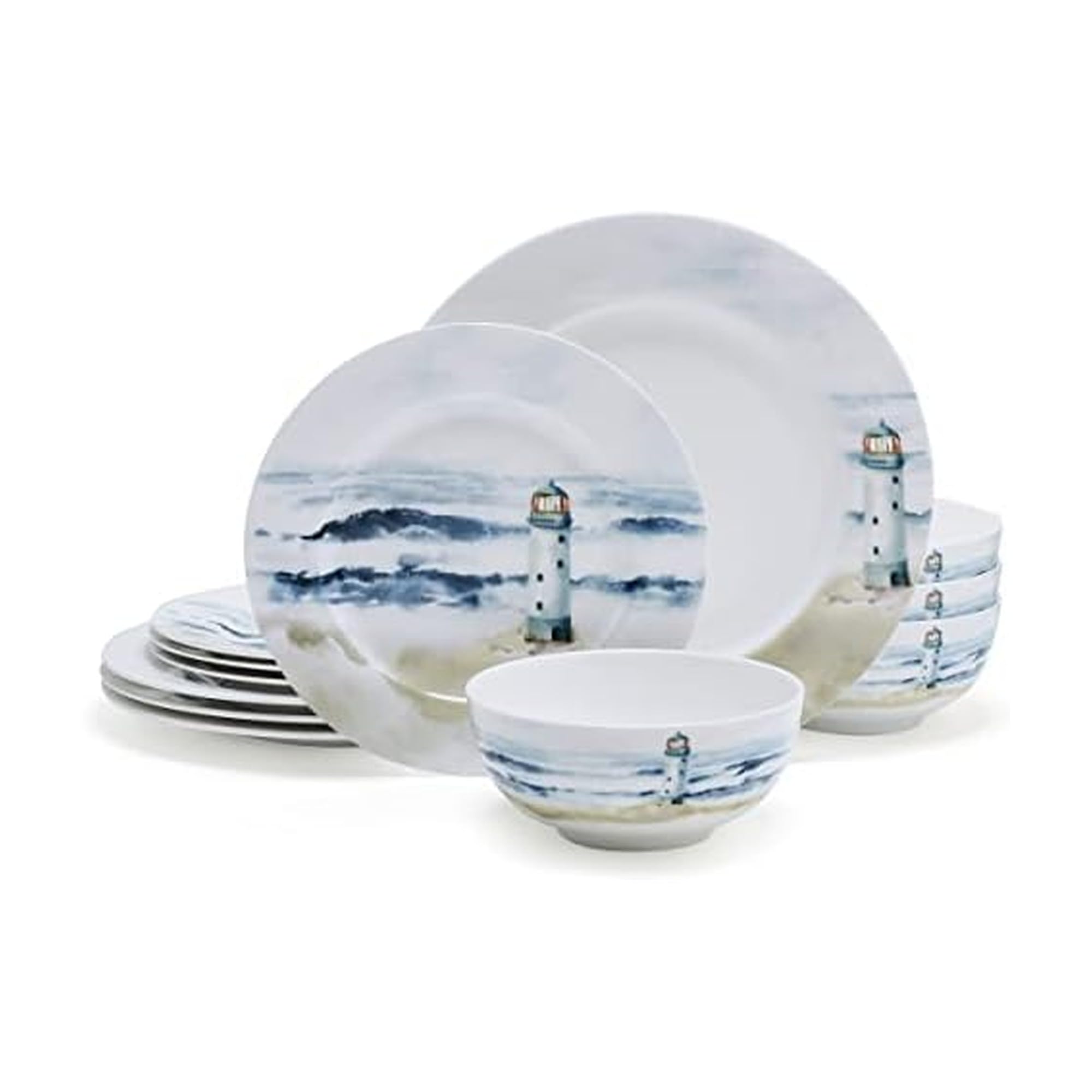 食器 Mikasa Breakfast Set Amazon.com | Mikasa Colter Bone China Lightweight Chip